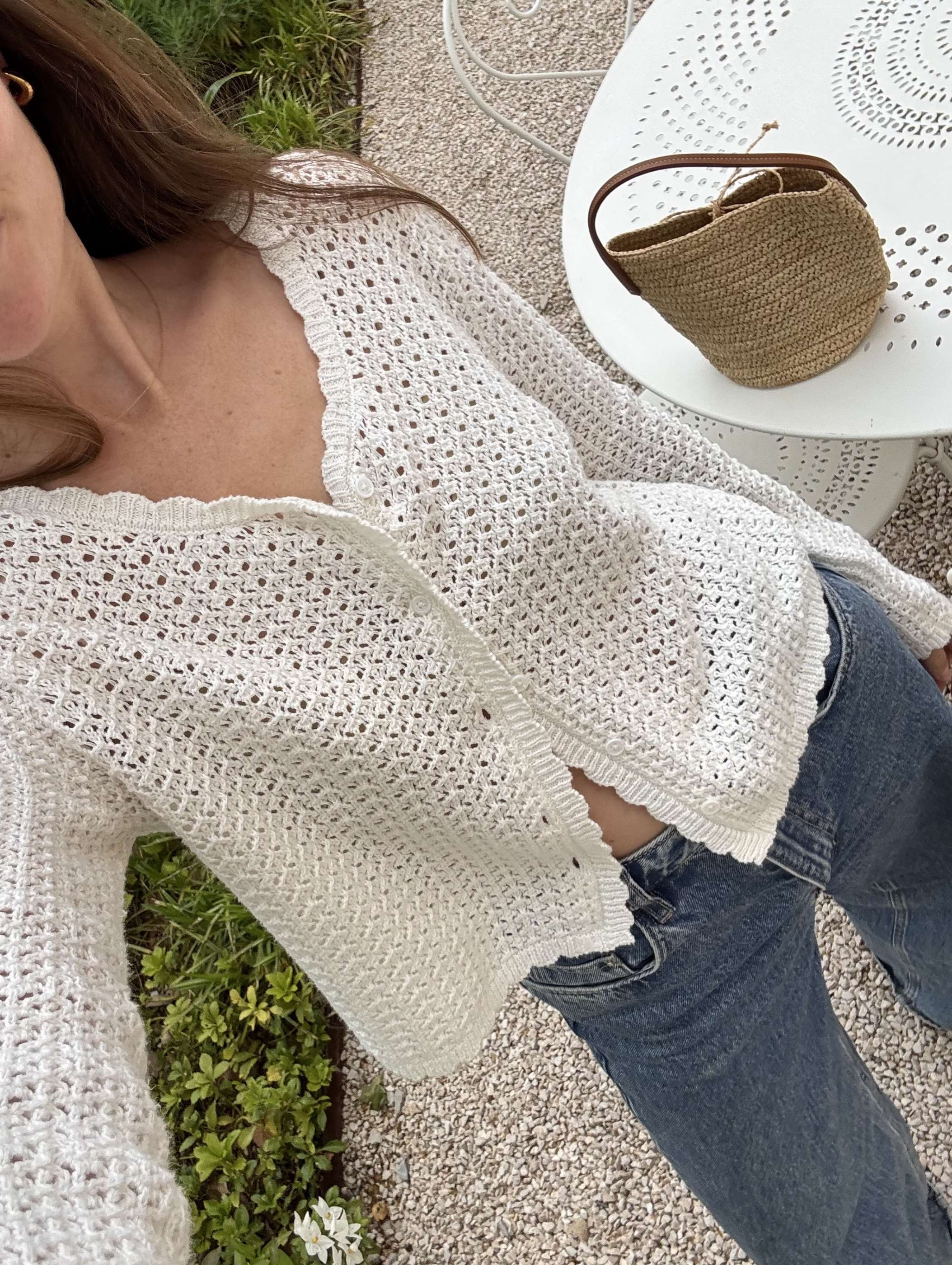 Pointelle Cardigan