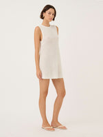 peony pointelle shift mini dress Peony Women's Pointelle Shift Mini Dress