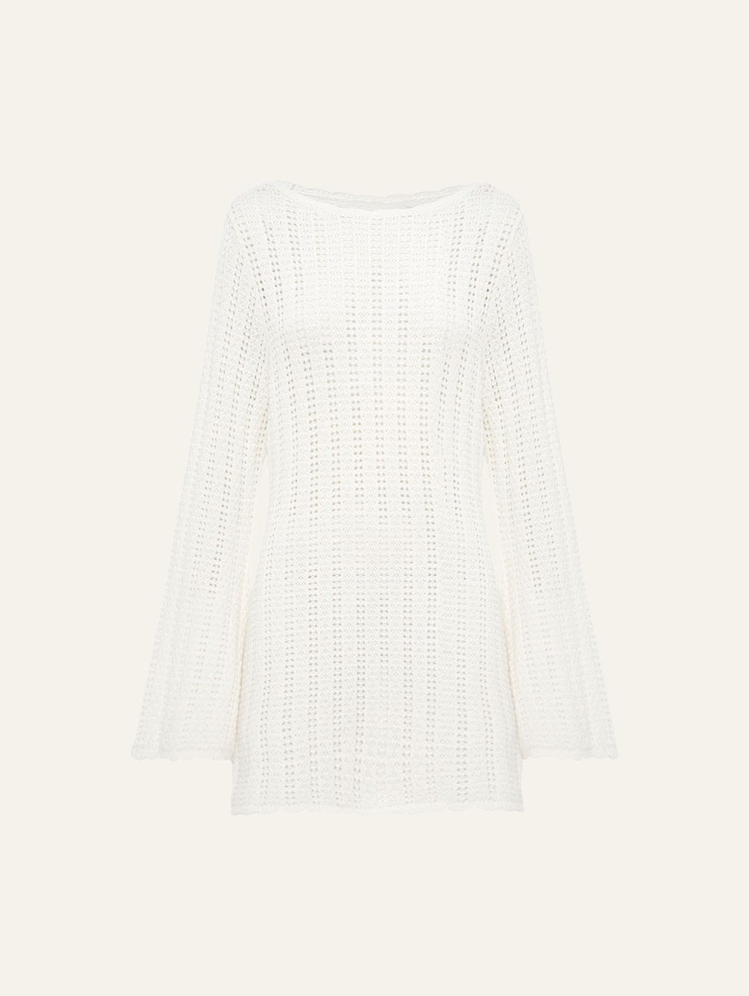 Pointelle Mini Dress