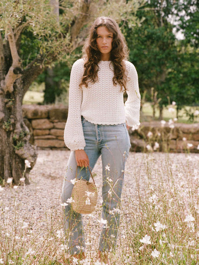 Pointelle Pullover