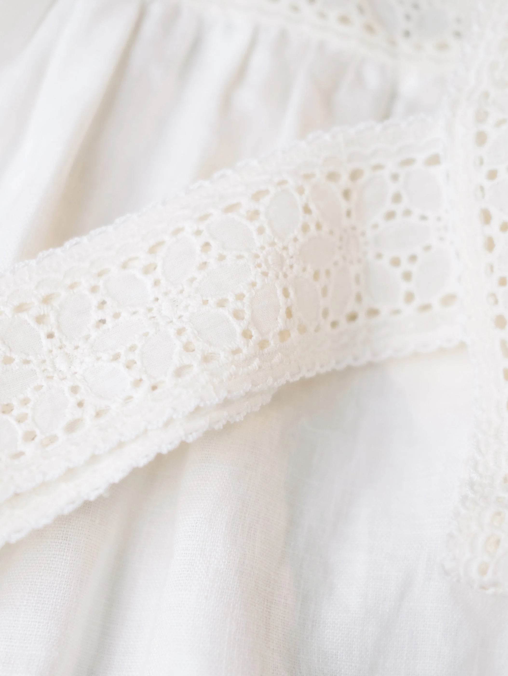 Broderie Mini Dress
