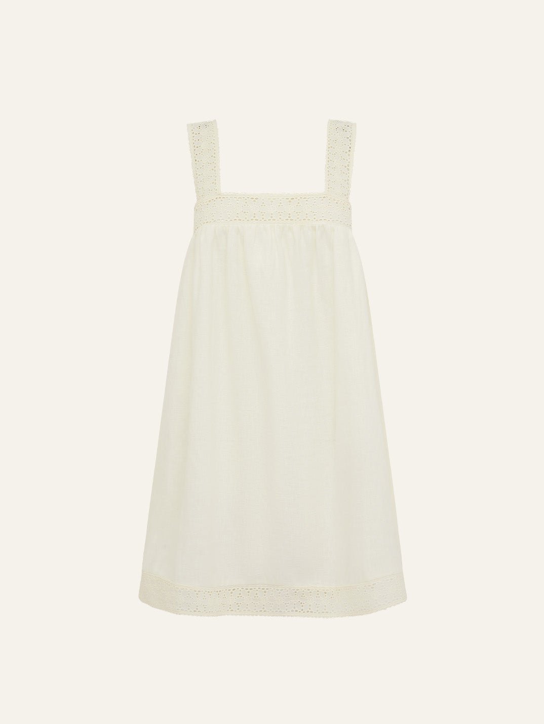 Broderie Mini Dress