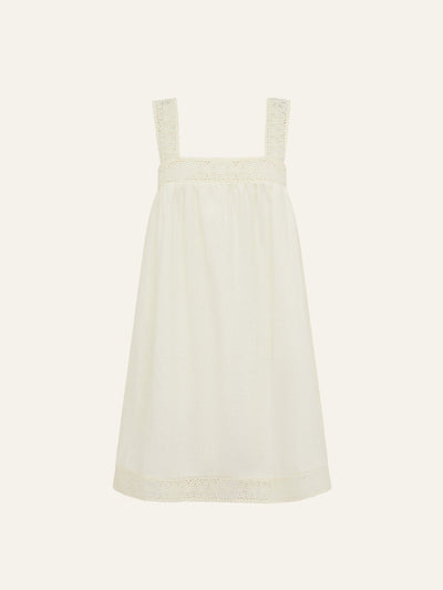 Broderie Mini Dress