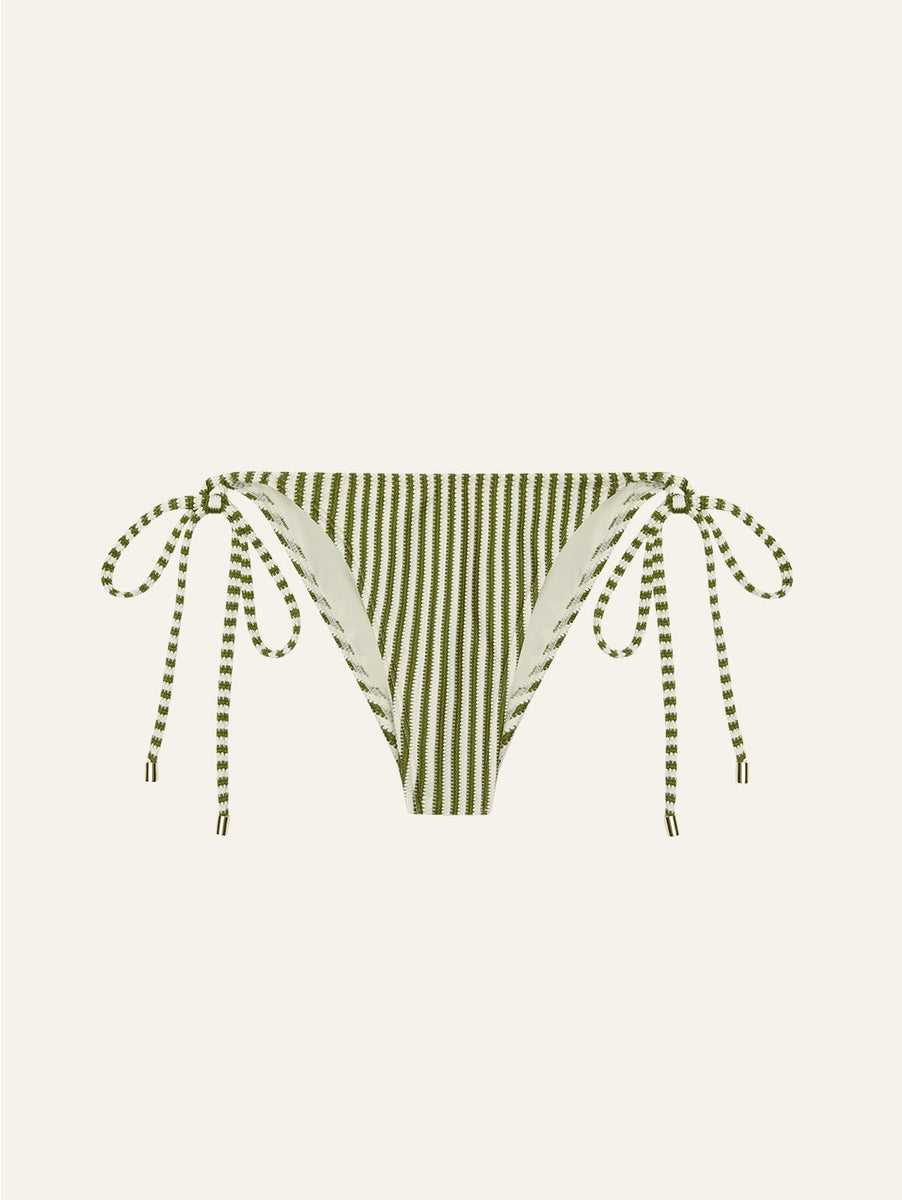 Essential String Pant - Fern Stripe – peony AUS