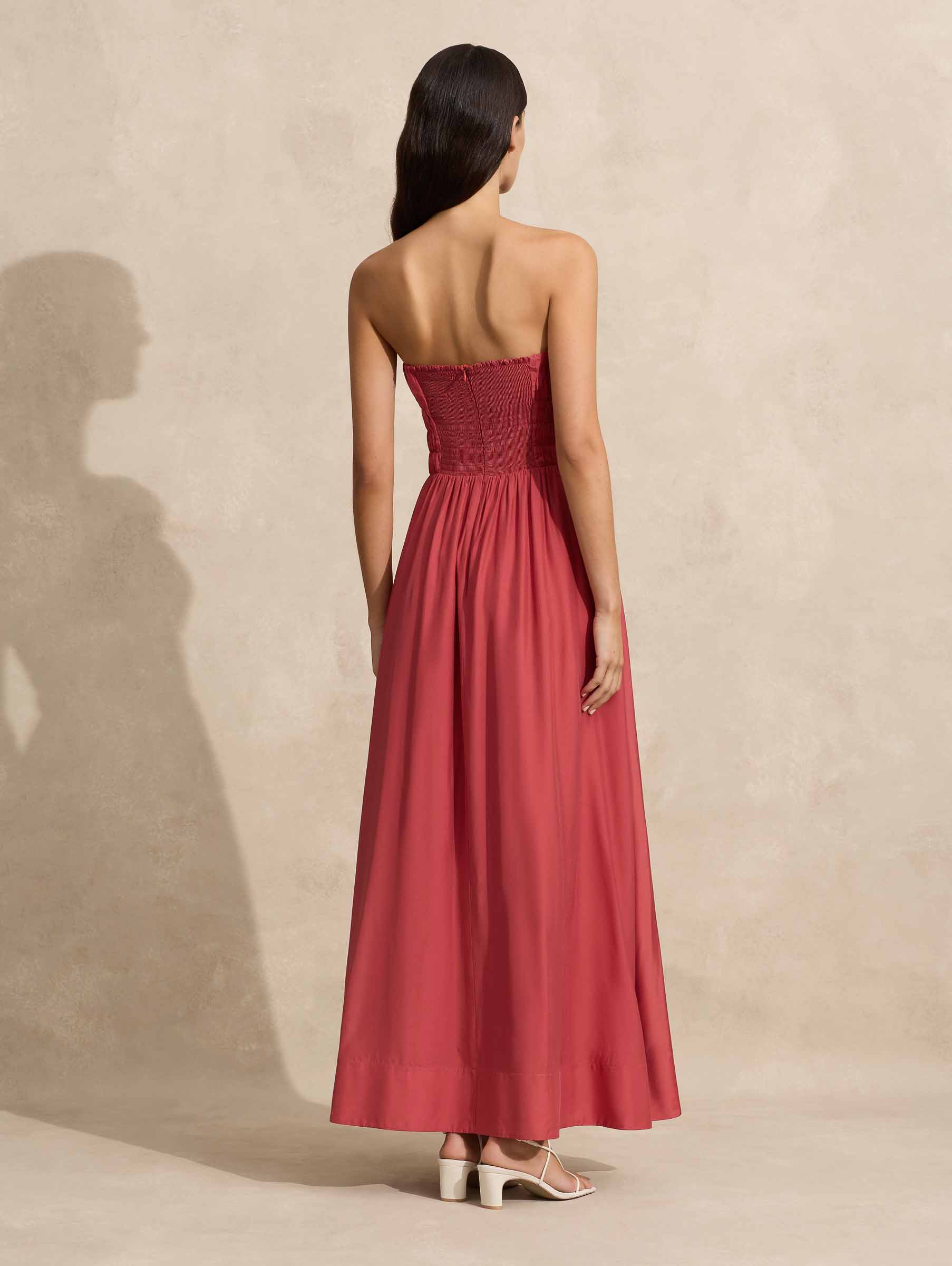 Strapless Maxi Dress - Rose – peony AUS