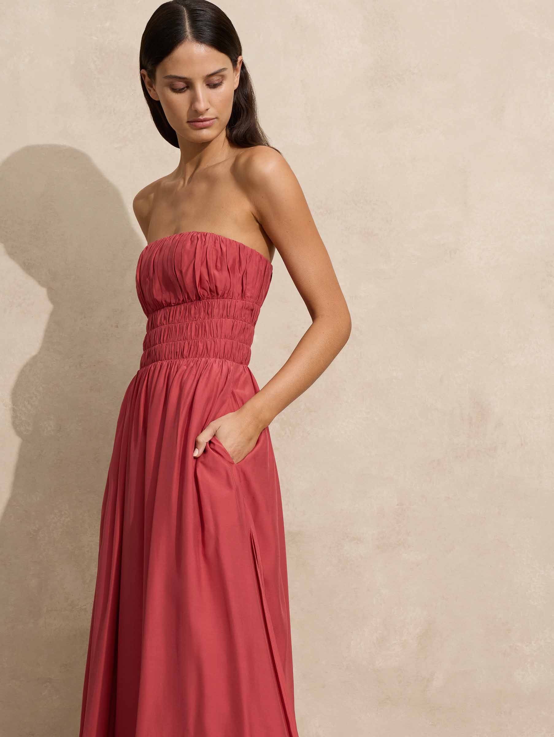 Strapless Maxi Dress