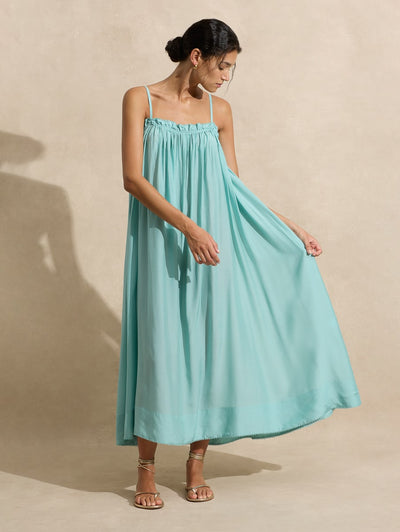 Gathered Maxi Dress