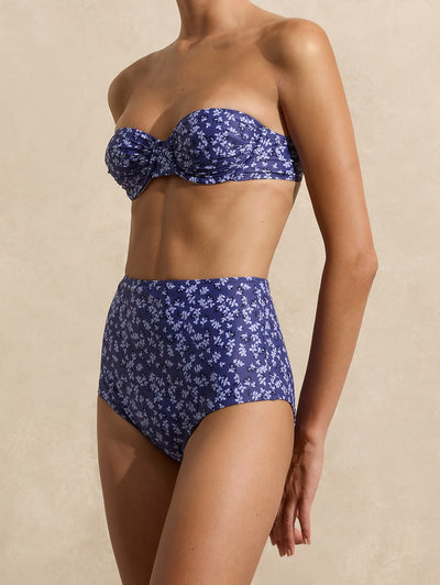Ruched Underwire Bandeau