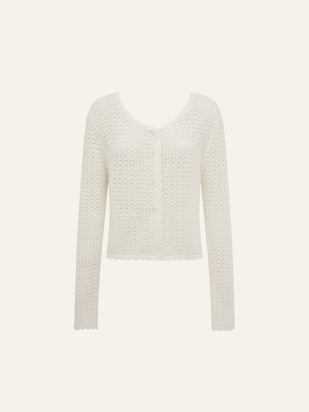 Pointelle Cardigan