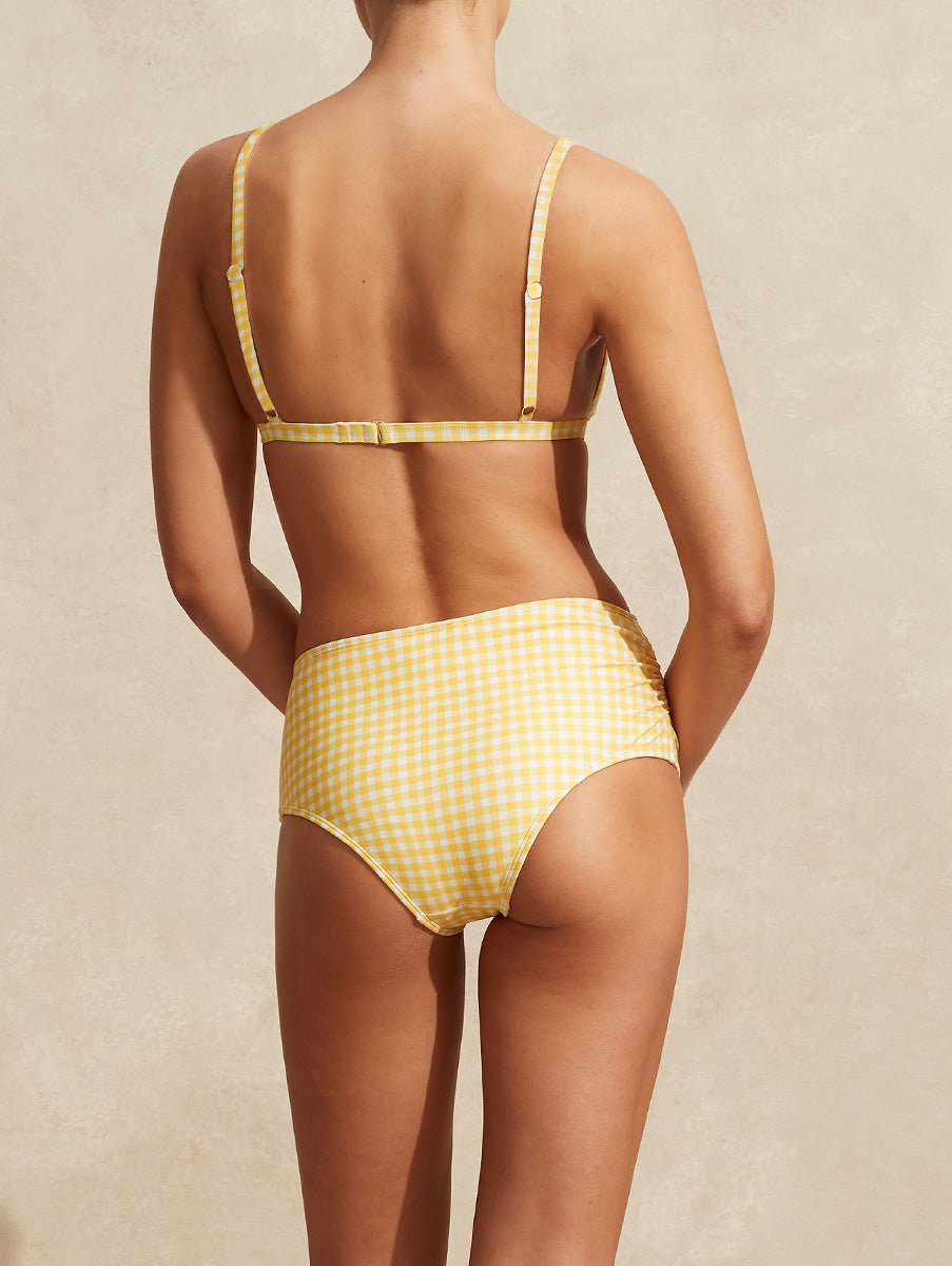 Ruched Boy Leg Pant