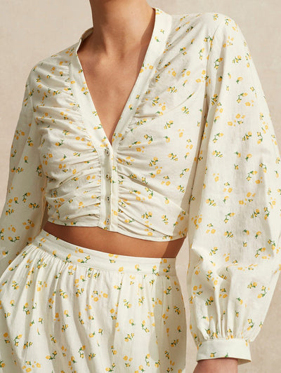 Gathered Blouse